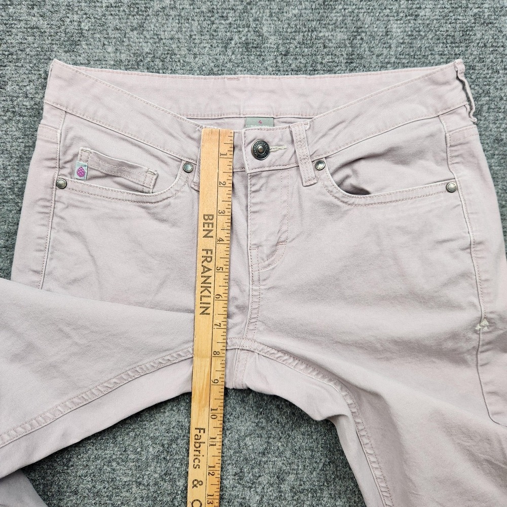 Stio Jeans Womens 4 Light Purple Mid Rise Straight Stretch Denim Organic Cotton - Picture 7 of 10